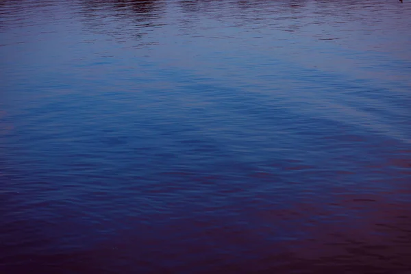 Surface Eau Avec Réflexion Des Vagues Mer — Photo