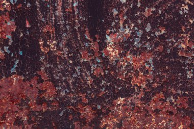 Çizik ve çatlaklarla metal doku