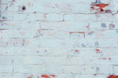 Eski grunge tuğla duvar, doku, arkaplan