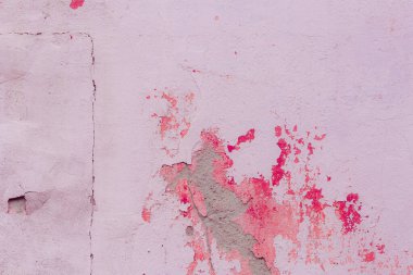 Kırık ve çizikli eski kırmızı boyanın dokusu arka plan olarak kullanılabilir.