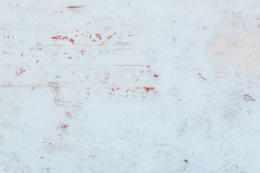 Eski grunge duvarın dokusu, yıpranmış, çatlamış, alçı, beton, çimento, beyaz, mavi,