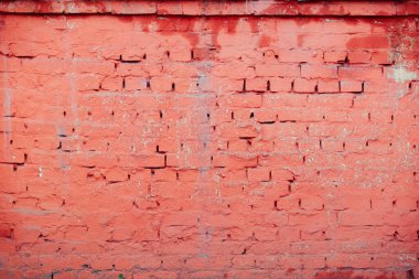 eski kırmızı tuğla duvar dokusu arkaplanı
