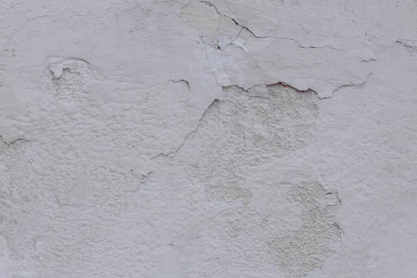 Textuur Van Oude Gebarsten Betonnen Muur Met Scheuren Krassen Die — Stockfoto