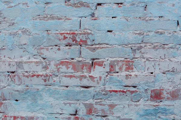 Textura Una Pared Ladrillo Con Grietas Arañazos Que Puede Utilizar — Foto de Stock