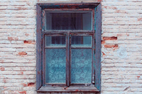 Stare Okno Mieście — Zdjęcie stockowe