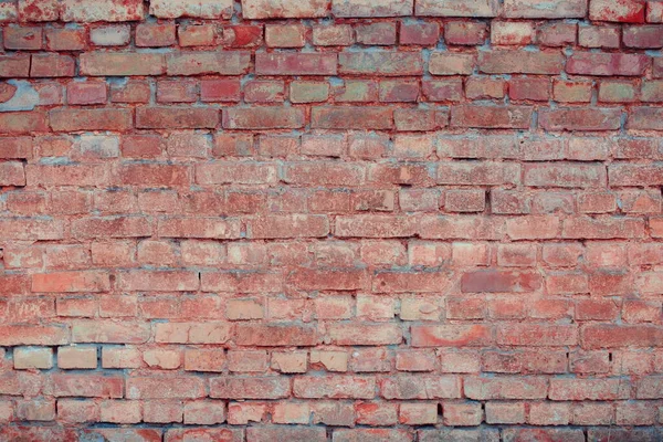 Stary Czerwony Cegła Ściana Tekstury Tło — Zdjęcie stockowe