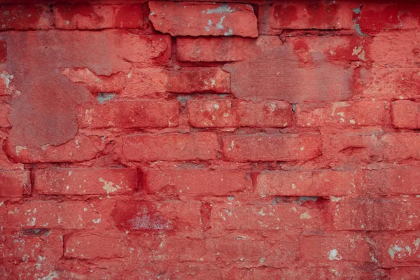 Alte Rote Ziegelwand Textur Hintergrund — Stockfoto