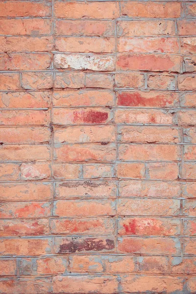 Viejo Ladrillo Rojo Pared Textura Fondo — Foto de Stock