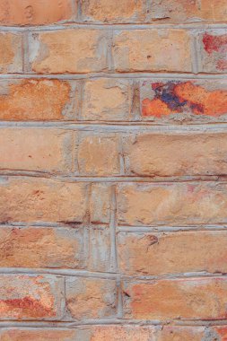 Doğal desenli tuğla duvar dokusu. arkaplan