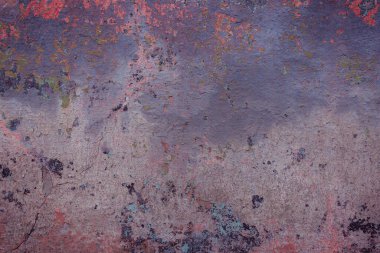 Çizik ve çatlaklarla metal doku