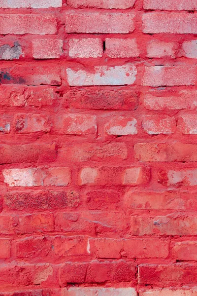 Tekstura Starej Ściany Czerwonej Cegły — Zdjęcie stockowe