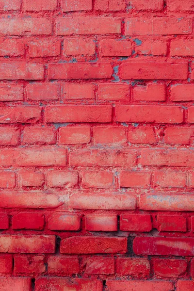 Régi Piros Tégla Fal Textúra Háttér — Stock Fotó