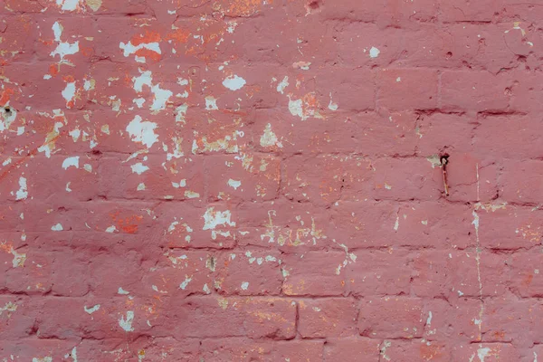 Texture Old Red White Grunge Wall — Stock Photo, Image