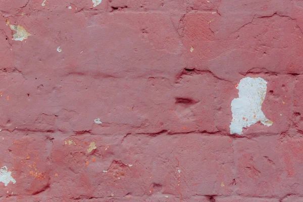 Текстура Старої Червоно Білої Гранжевої Стіни — стокове фото