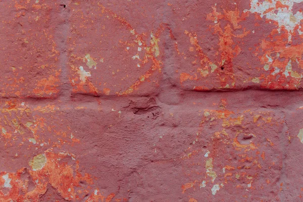 Texture Vieux Mur Grunge Rouge Blanc — Photo