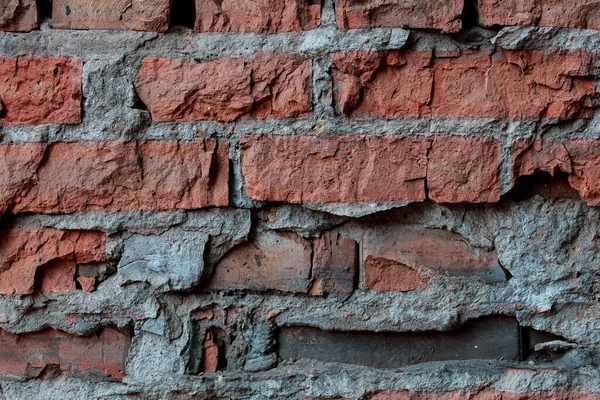 Oude Baksteen Muur Textuur Achtergrond — Stockfoto