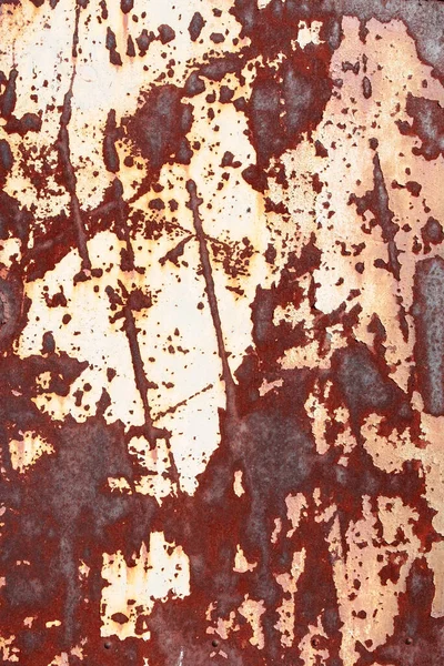 Fondo Metal Grunge Con Manchas Pintura Oxidada —  Fotos de Stock