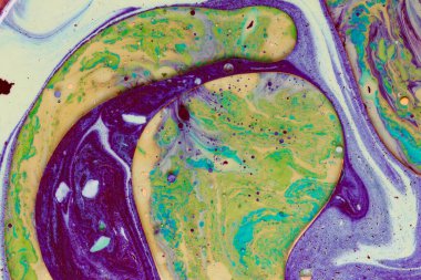 Sudaki akrilik boyaların soyut arkaplanı