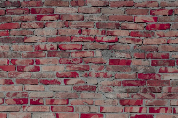 Czerwona Cegła Ściana Tekstury Tła — Zdjęcie stockowe
