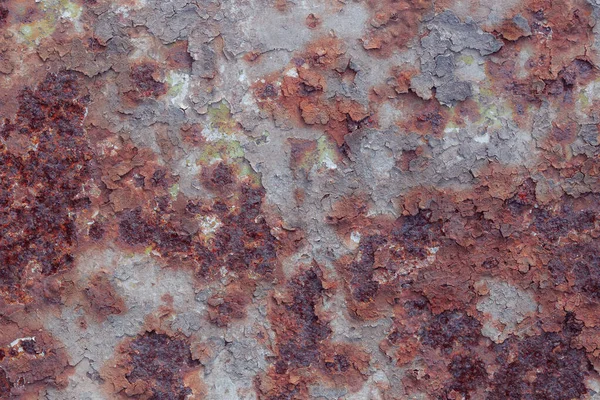 Old Rusty Metal Texture Scratches Cracks — Stock Photo, Image