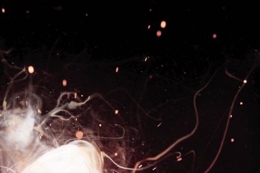 Dumanın soyut arkaplanı.