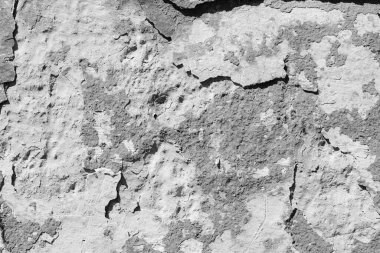 Çatlakları ve çizikleri olan beton bir duvarın dokusu arka plan olarak kullanılabilir.