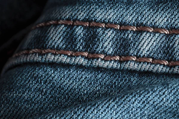 Jeans Textuur Achtergrond Close — Stockfoto