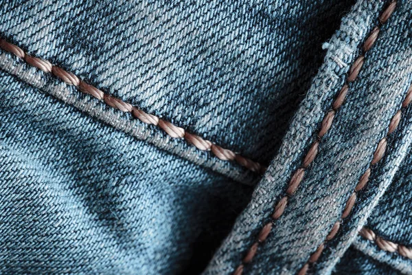 Tejido Jeans Textura Fondo — Foto de Stock