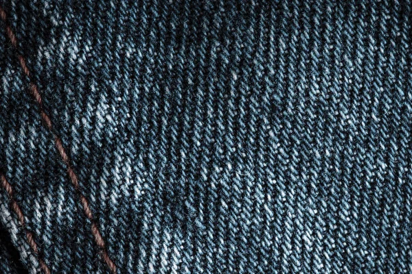 牛仔裤织物的抽象背景 — 图库照片