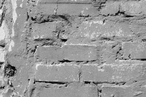 Texture Wall Concrete Can Used Background Brick Pattern Scratches Cracks — Stock Photo, Image