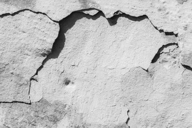 Çatlak beton duvarın çatlakları ve çizikleri arka plan olarak kullanılabilir.