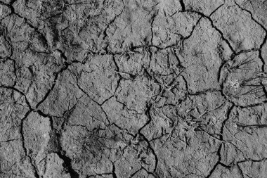 Çatlak toprak dokusu arka planı