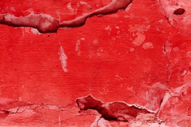 Eski kırmızı ve beyaz grunge duvar dokusu
