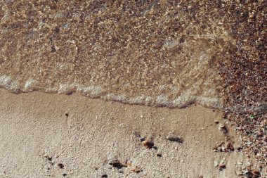 Deniz dalgalı kumsal 