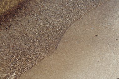 Deniz dalgalı kumsal 