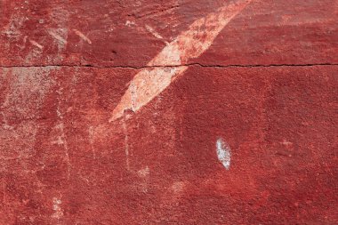 Kırmızı grunge duvar arkaplanı 