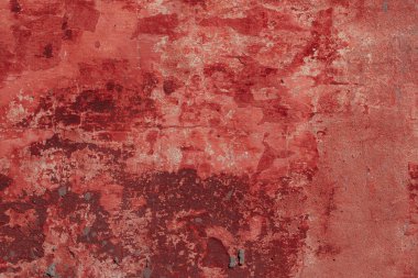 Kırmızı grunge duvar arkaplanı 
