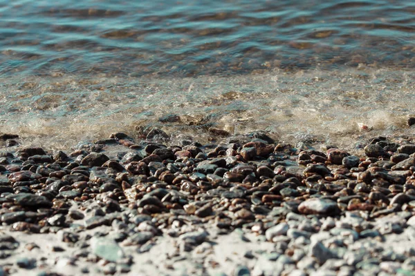 Морська Вода Камінням Пляжі — стокове фото