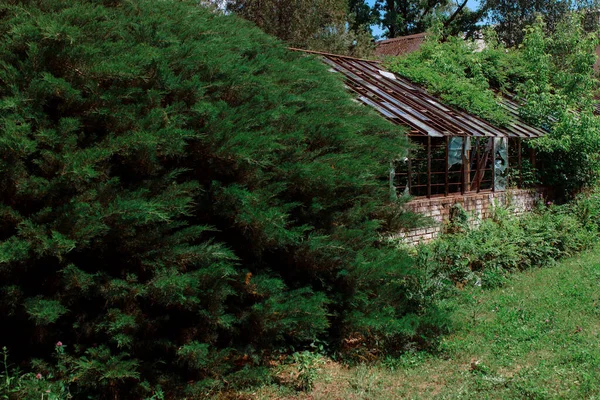 Oud Verlaten Huis Het Dorp — Stockfoto