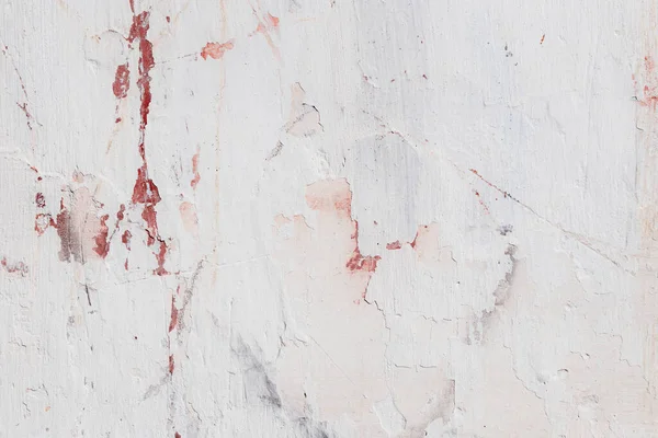 Eski grunge duvarın dokusu, yıpranmış, çatlamış, alçı, beton, çimento, beyaz,
