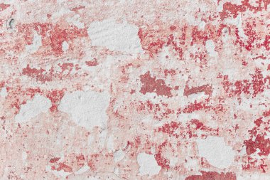 Çatlakları ve çizikleri olan eski beton duvarın dokusu arka plan olarak kullanılabilir.