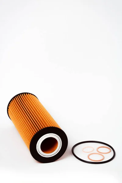 Fuel Filter Gasoline Cleaning System Fuel Cell White Background Auto — Stockfoto