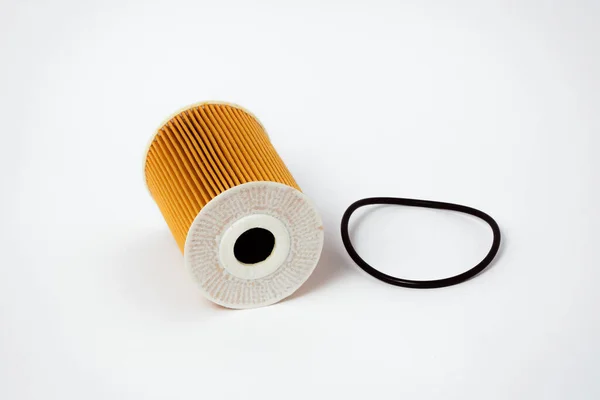 Fuel Filter Gasoline Cleaning System Fuel Cell White Background Auto — ストック写真