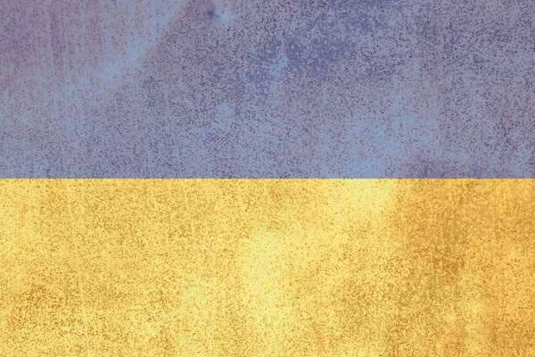 Grunge Flag Ukraine Old Style — Stok fotoğraf