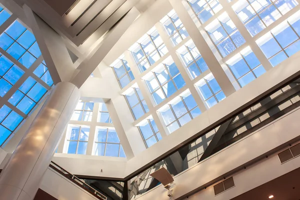 Windows Ceiling Modern Office Building — Foto Stock