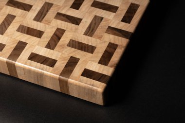 stylish furniture desk, beige color wood surface  