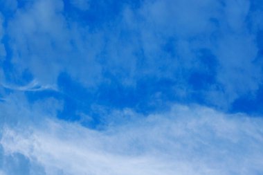 daylight blue sky with white fluffy clouds
