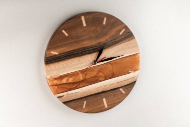 decoration wall clock made of wood