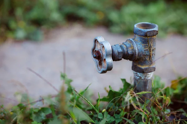 Dışarıdaki paslı musluğu kapatın.