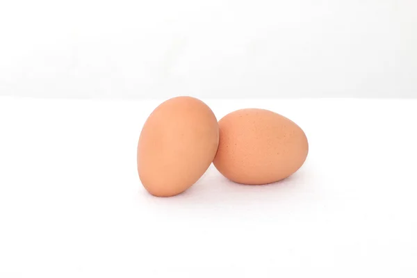 Two up fresh hen eggs — Stock Photo, Image